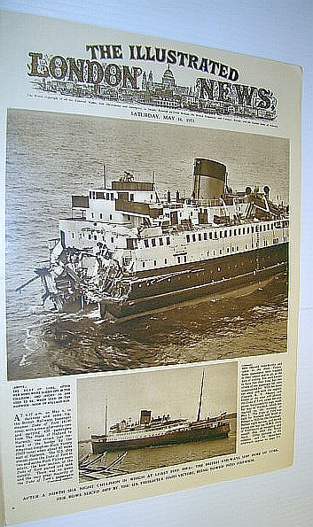 Image for The Illustrated London News (ILN) Magazine, 16 May 1953 - Collision Between the 'Duke of York' and the U.S. Freighter 'Haiti Victory' The Illustrated London News (ILN) Magazine, 16 May 1953 - Collision Between the 'Duke of York' and the U.S. Freighter 'Haiti Victory'