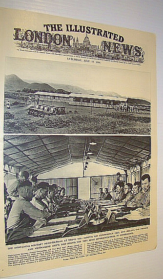 Image for The Illustrated London News (ILN) Magazine, July 17 1954 - Cover Photo of Indo-China Military Negotiations The Illustrated London News (ILN) Magazine, July 17 1954 - Cover Photo of Indo-China Military Negotiations