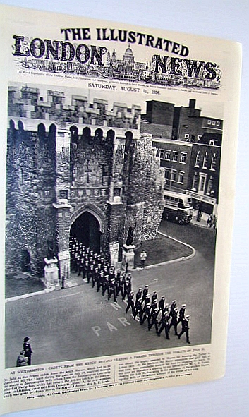 Image for The Illustrated London (ILN) News, August 11, 1956 - Suez Crisis The Illustrated London (ILN) News, August 11, 1956 - Suez Crisis