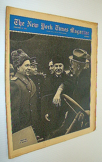 Image for The New York Times Magazine, February 18, 1945 - FDR and Molotov / First-Hand Report on the German Soldier The New York Times Magazine, February 18, 1945 - FDR and Molotov / First-Hand Report on the German Soldier