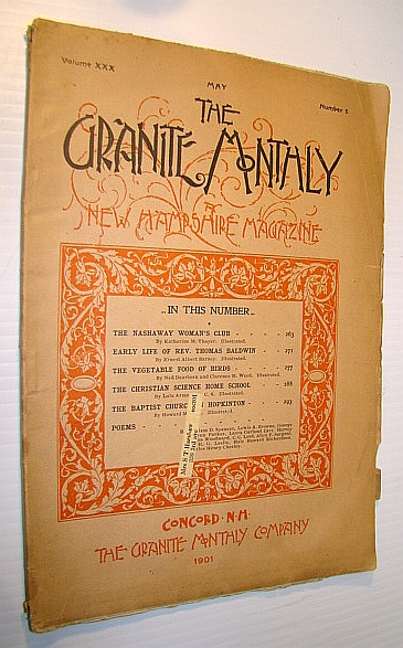 Image for The Granite Monthly - A New Hampshire Magazine of Literature, History, and State Progress, May 1901, Vol. XXX, No. 5 - The Nashaway Woman's Club The Granite Monthly - A New Hampshire Magazine of Literature, History, and State Progress, May 1901, Vol. XXX, No. 5 - The Nashaway Woman's Club