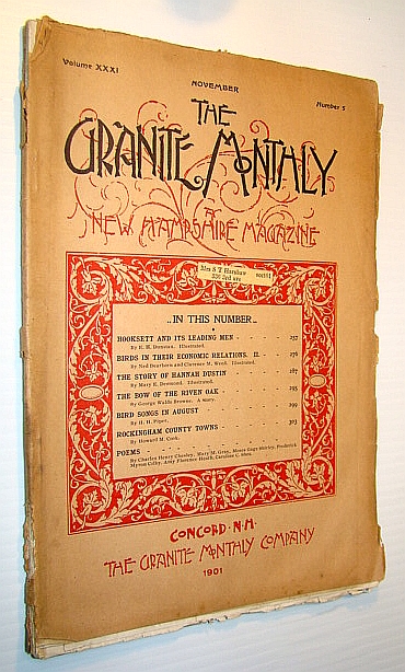Image for The Granite Monthly - A New Hampshire Magazine of Literature, History, and State Progress, November 1901, Vol. XXXI, No. 5 - The Story of Hannah Dustin The Granite Monthly - A New Hampshire Magazine of Literature, History, and State Progress, November 1901, Vol. XXXI, No. 5 - The Story of Hannah Dustin