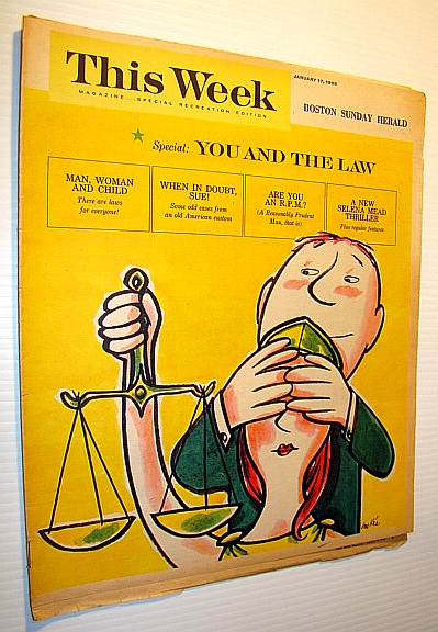 Image for This Week Magazine, January 17, 1965 - Insert to the Boston Sunday Herald: When in Doubt, Sue! This Week Magazine, January 17, 1965 - Insert to the Boston Sunday Herald: When in Doubt, Sue!