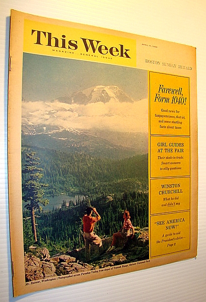 Image for This Week Magazine, April 11, 1965 - Insert to the Boston Sunday Herald: Farewell Form 1040! This Week Magazine, April 11, 1965 - Insert to the Boston Sunday Herald: Farewell Form 1040!