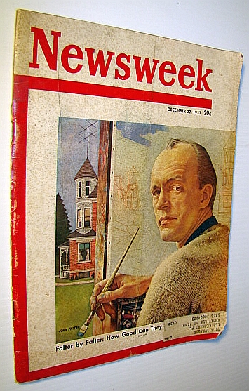 Newsweek - The Magazine of News Significance, December 22, 1952 - Cover Illustration of Artist John Falter