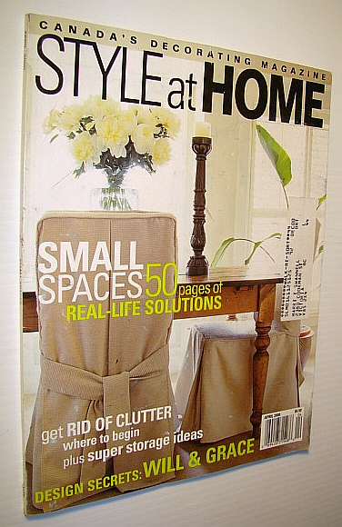 Style at Home - Canada's Decorating Magazine, April 2000: Small Spaces - 50 pages of Real-life Solutions