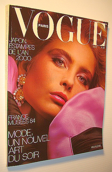 Vogue (Paris) Magazine, Novembre 1984 - No. 651 - Kim Alexis Cover Photo