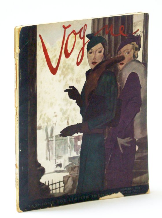 Vogue (U.S.) Magazine, November (Nov.) 1, 1933, Vol. 82, No. 9, Whole No. 1471 - Fashions for Limited Incomes