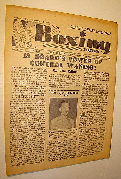 Boxing News, February 4, 1948, Vol. 4, No. 5 New Series: 