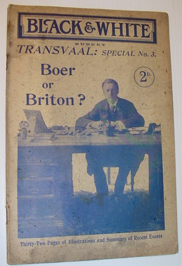 Black and White Budget Magazine: Transvaal (Boer War) Special No. 3