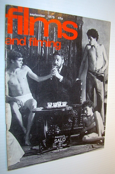 Films and Filming Magazine, September 1975 - Cover Photo of Pasolini's 'Salo'