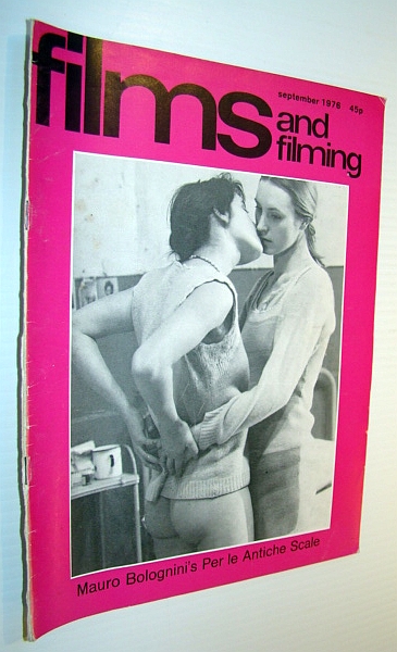 Films and Filming Magazine, September 1976 - Cover Photo from Mauro Bolognini's 'Per Le Antiche Scale'