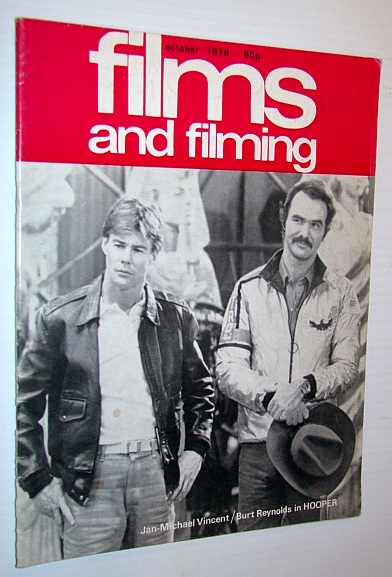 Films and Filming Magazine, October 1978 - Cover photo of Jan-Michael Vincent and Burt Reynolds in 'Hooper'