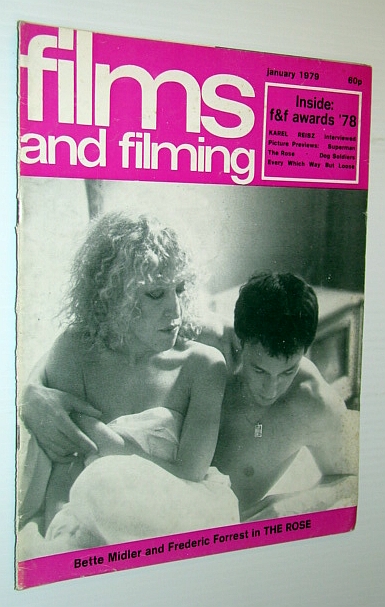 Films and Filming Magazine, January 1979 - Cover Photo of Bette Midler and Frederic Forreste in 'The Rose'