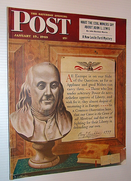 The Saturday Evening Post, January 15, 1949 - What the Coal Miners Say About John L. Lewis / Maurice Duplessis of Quebec