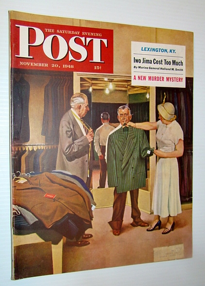 The Saturday Evening Post, November 20, 1948 - Iwo Jima Cost Too Much / Allah's Oil / Lexington, Kentucky