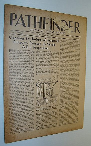 Pathfinder Magazine - A Weekly Digest of World Affairs, June 3, 1933 - Hitler Accepts The Roosvelt Peace Plan