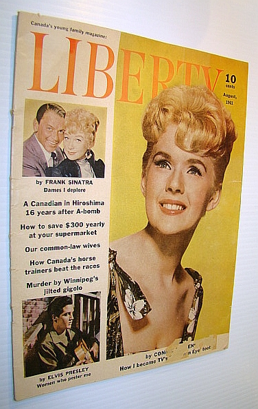 Liberty - Canada's Young Family Magazine, August 1961 - Connie Stevens Cover Photo