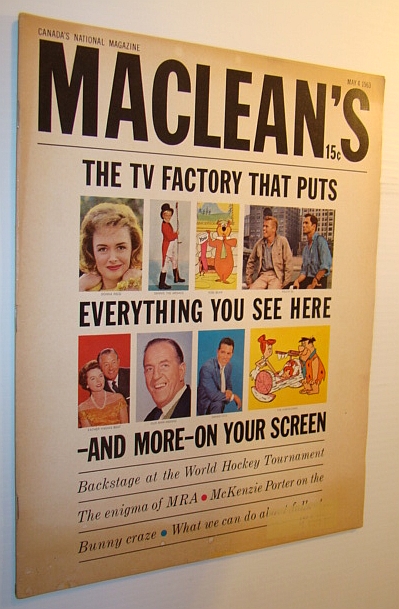 Maclean's Magazine, May 4, 1963 - Screen Gems, The TV Programming Factory