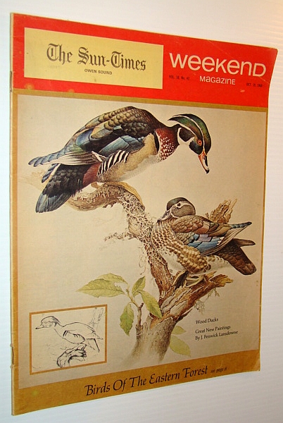 Weekend Magazine, 19 October 1968 - J. Fenwick Lansdowne Illustrated Cover