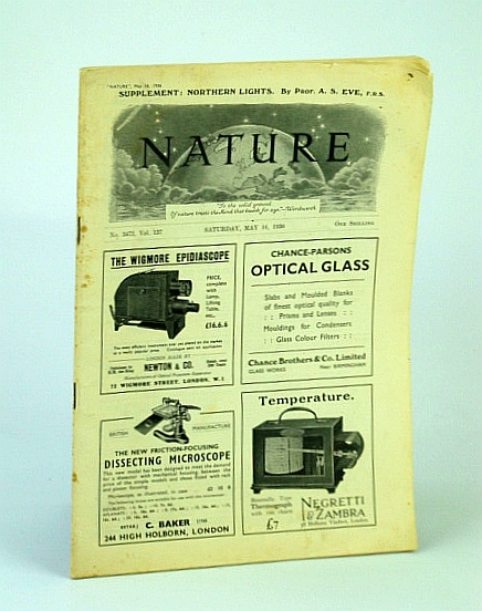 Image for Nature Magazine, No. 3472, Vol. 137, Saturday, May 16, 1936 - Nazi-Socialism and International Science Nature Magazine, No. 3472, Vol. 137, Saturday, May 16, 1936 - Nazi-Socialism and International Science
