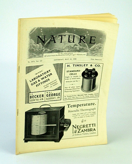 Image for Nature Magazine, No. 3473, Vol. 137, Saturday, May 23, 1936 - Cosmic Rays and Mutations Nature Magazine, No. 3473, Vol. 137, Saturday, May 23, 1936 - Cosmic Rays and Mutations
