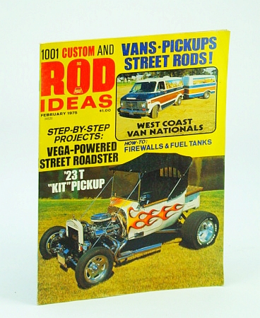 1001 Custom and Rod Ideas Magazine, February (Feb.) 1975 - West Coast Van Nationals