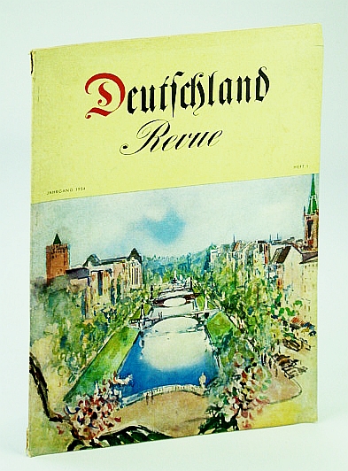 Deutschland Revue (Journal/Magazine of the German Center For Tourism) Jahrgang 1954, Heft 1