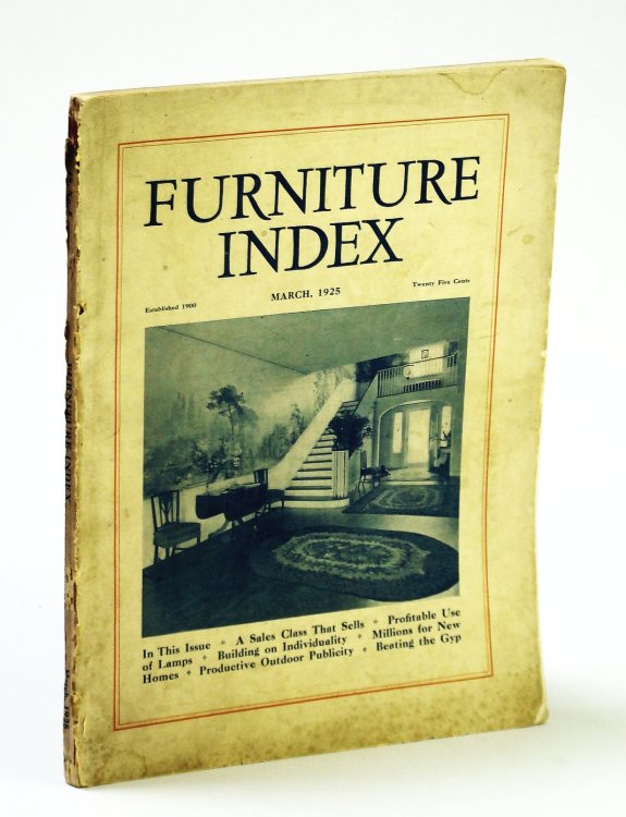 Furniture Index (Magazine), March (Mar.) 1925