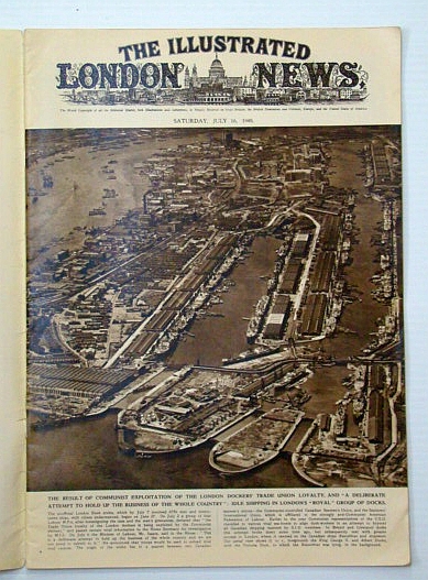 The Illustrated London News, July 16, 1949 - London Dock Strike