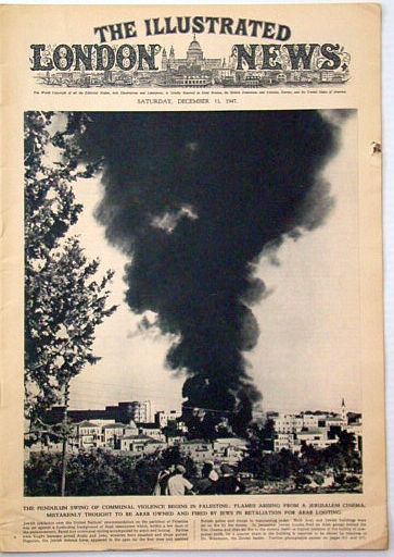 The Illustrated London News, December 13, 1947: The Pendulum Swing of Communal Violence Begins in Palestine