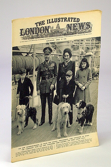 The Illustrated London News, April (Apr.) 13, 1946: Cover Photo of Field Marshal Lord Alexander and His Family