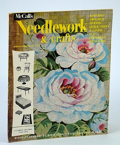 McCall's Needlework and Crafts Magazine - Knitting, Crochet, Sewing, Quick Point, Weaving, Rugs, Furniture, Stenciling: Spring / Summer 1957