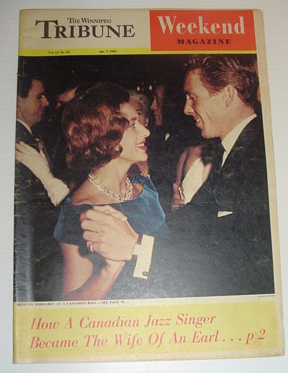 The Winnipeg Tribune - Weekend Magazine, April 7, 1962: Stevie Wise is Now Lady Listowel