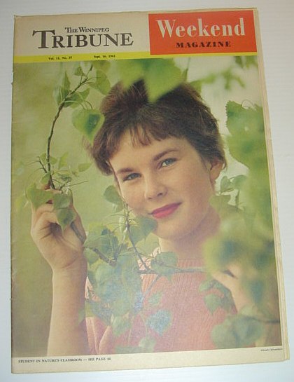 The Winnipeg Tribune - Weekend Magazine, September 16, 1961: Eva Prager