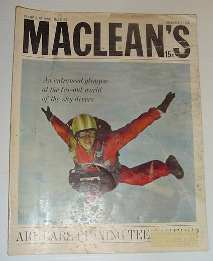 Maclean's Magazine, December 2, 1964 - Are Cars Ruining Teenagers