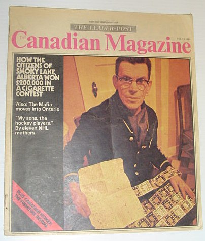 The (Leader-Post) Canadian Magazine, 13 February 1971 - Defeating Imperial Tobacco's Casino Contest