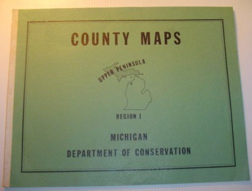(Michigan) County Maps, Upper Peninsula, Region 1 (One)