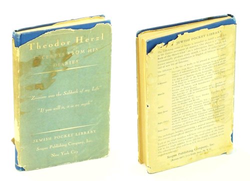 Image for Theodor Herzl - Excerpts from His Diaries Theodor Herzl - Excerpts from His Diaries