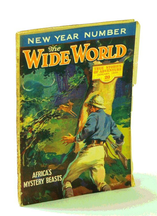 The Wide World Magazine, True Stories of Adventure, January [Jan.] 1929, Vol. LXII, No. 369: