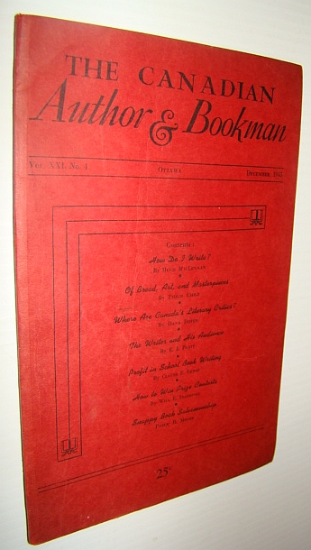 The Canadian Author and Bookman, December 1945