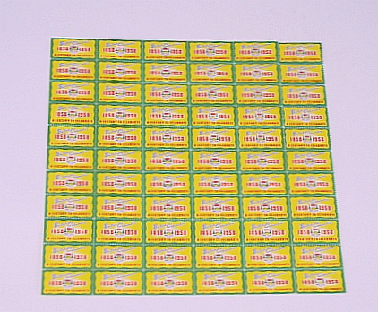 British Columbia (B.C.) Centennial 1858-1958: Sheet of Unused Stamps