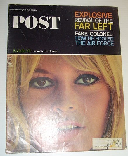 Image for The Saturday Evening Post, May 8, 1965 *BRIGITTE BARDOT COVER PHOTO* The Saturday Evening Post, May 8, 1965 *BRIGITTE BARDOT COVER PHOTO*