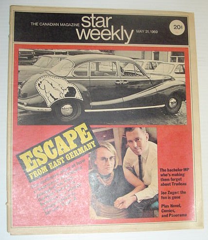 Star Weekly, The Canadian Magazine: 31 May 1969 *ESCAPE FROM EAST GERMANY*