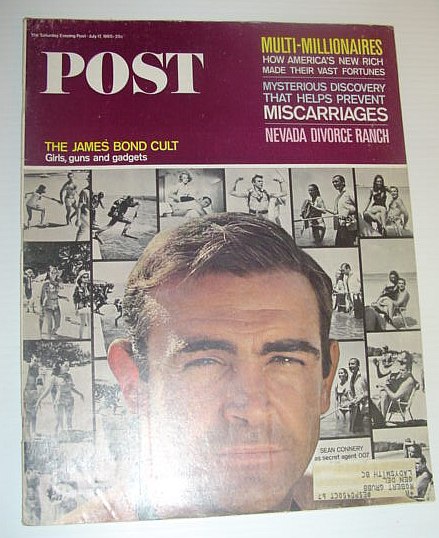 The Saturday Evening Post, July 17, 1965 *SEAN CONNERY COVER PHOTO*