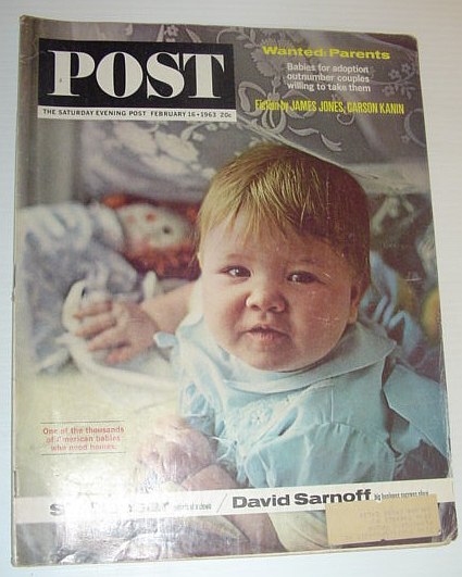 The Saturday Evening Post, February 16, 1963 *SID CAESAR / DAVID SARNOFF*