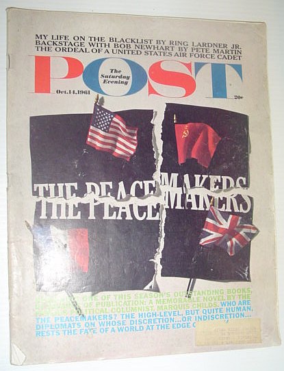 The Saturday Evening Post, October 14, 1961 *BACKSTAGE WITH BOB NEWHART*