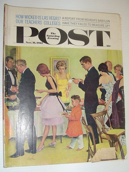 The Saturday Evening Post, November 11, 1961 *LAS VEGAS - NEVADA'S BABYLON/THE CURIOUS CULT OF AYN RAND*
