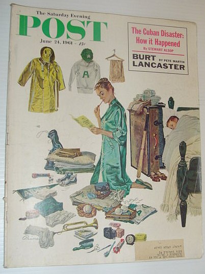 The Saturday Evening Post, June 24, 1961 *LESSONS OF THE CUBAN DISASTER/BURT LANCASTER FEATURE*
