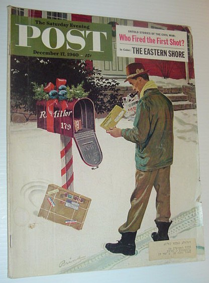The Saturday Evening Post, December 17, 1960 *WHO FIRED THE FIRST SHOT - UNTOLD STORY OF THE CIVIL WAR*